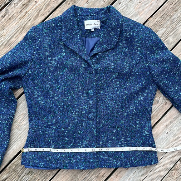 Danny & Nicole textured tweed jacket 8 - Picture 10 of 11